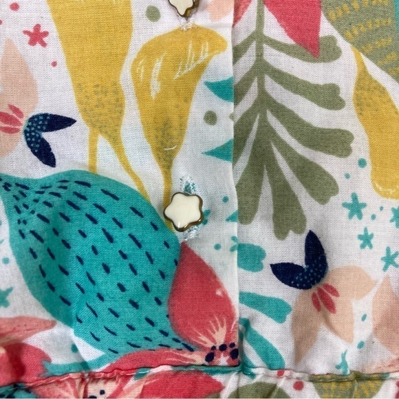 Tommy Bahama Toddler Girls Tropical Floral Sleeveless Dress Handkerchief Hem 2T - Picture 10 of 14